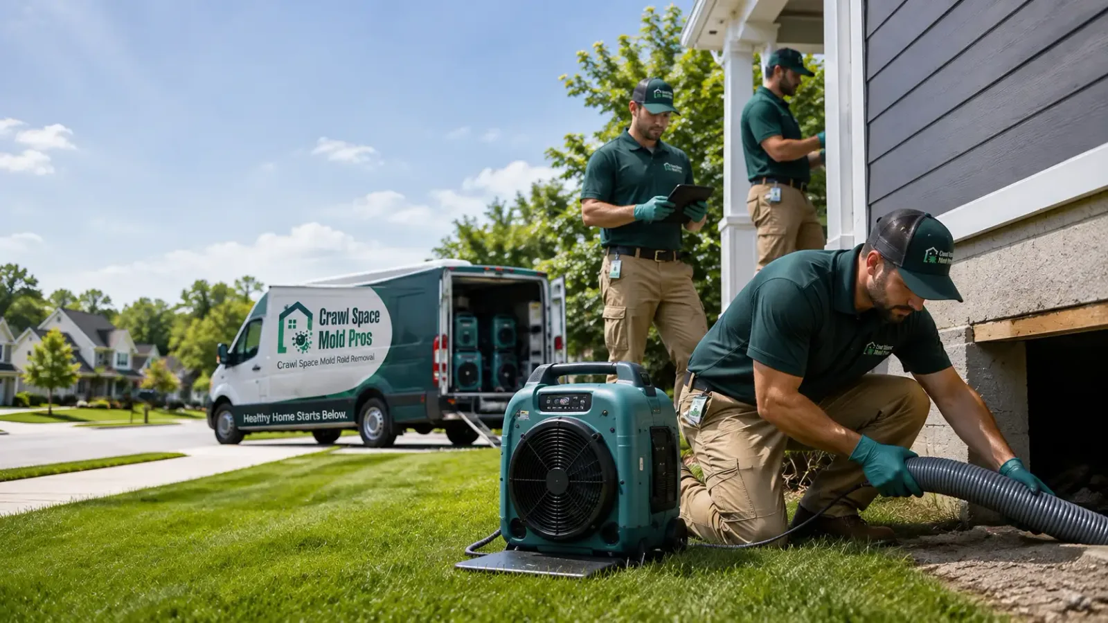 Crawl Space Mold Removal in Woodman, WI